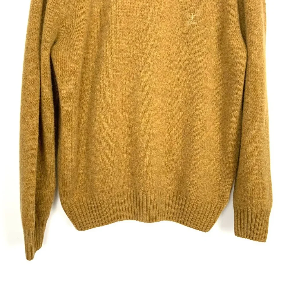 Valentino Jeans Vintage Virgin Wool Men's Knit Melange Crew Sweater Sz 52 (L-XL) - Picture 6 of 16